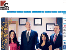 Tablet Screenshot of hollandclinic.com